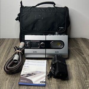 RESMED S9 W/ H5I HUMIDIFIER CPAP W/ CASE 5394 MACHINE RUN HOURS W/ ACCESSORIES